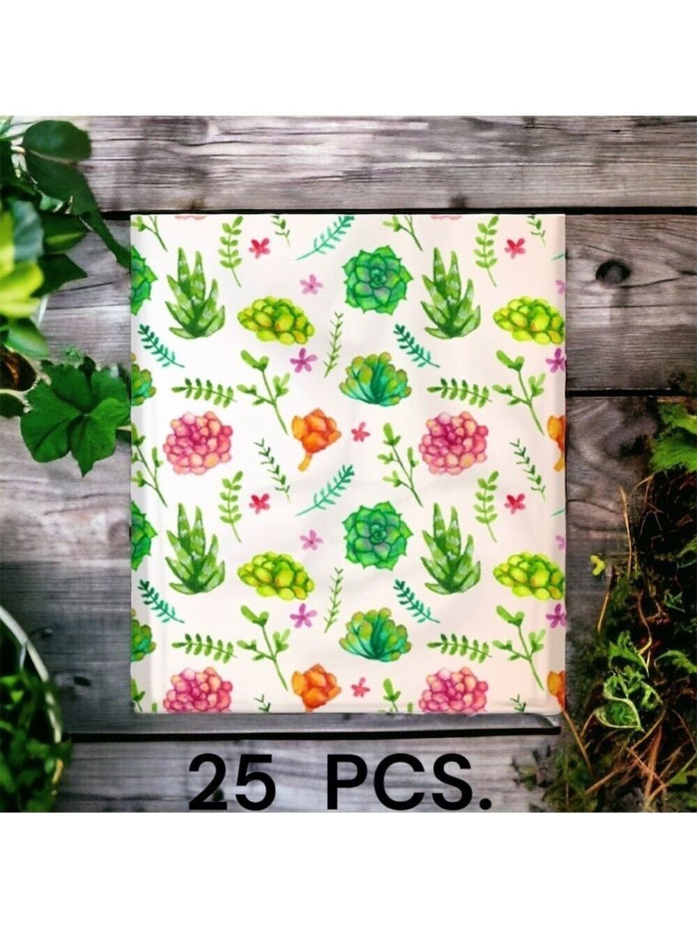 25 10X13 Poly Mailers Succulents  Shipping Envelopes PRICE IS FIRM - Picture 6 of 11